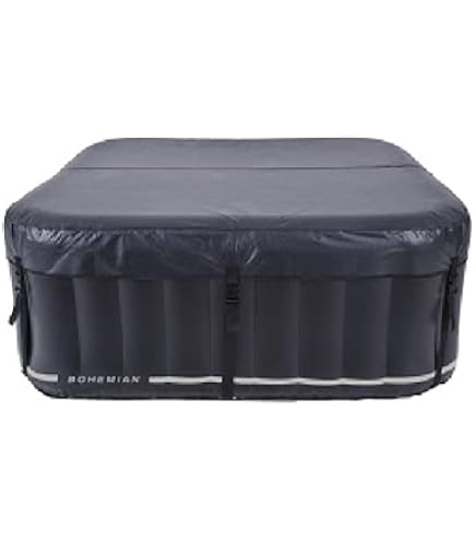 Housse De Protection Pour Spa Extérieur 215x70 Cm | Tissu 420D Imperméable & Résistant Aux UV | Pour 6 Personnes