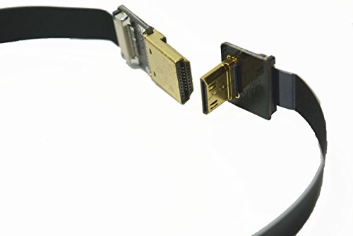 Neue schwarze FPV HDMI Kabel Mini Schnittstelle zu Standard-Schnittstelle für 5D3 5D2 GH3 GH2 5N 5T 5R 7N 60CM - 6