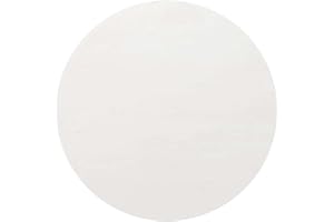 ‎VIDAXL vidaXL Tischplatte Massivholzplatte Holzplatte Ersatztischplatte Holz Platte für Esstisch Couchtisch Gartentisch Weiß Ø80x2,5cm Massivholz Kiefer