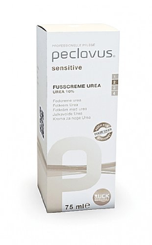 Peclavus Sensitive Fußcreme Urea 10 %, Fußpflege, sofortige Hilfe bei trockener Haut, 75 ml - 2