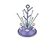 Tofern Fashion Multi feeding baby bottles drying rack system - Purple