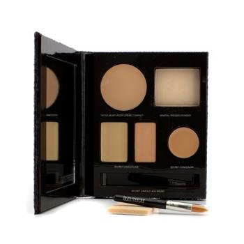 The Flawless Face Book - # Nude (1x Creme Compact 1x Pressed Powder w/ sponge 1x Secret Camouflage...) 5pcs