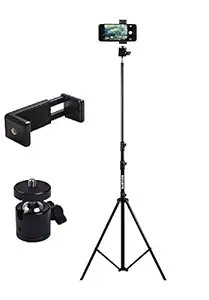 SUBTON Big Tripod 3 to 9 Feet Usage Camera Stand for Light, Mobile Phone, Camera for Beauty Parlor Saloon Studio Bridal Make Over Online Video Calling Conference & Tutorials