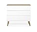 Produktbild Tenzo ACE Kommode 3 Schubladen, MDF, Weiß/Natur, One Size