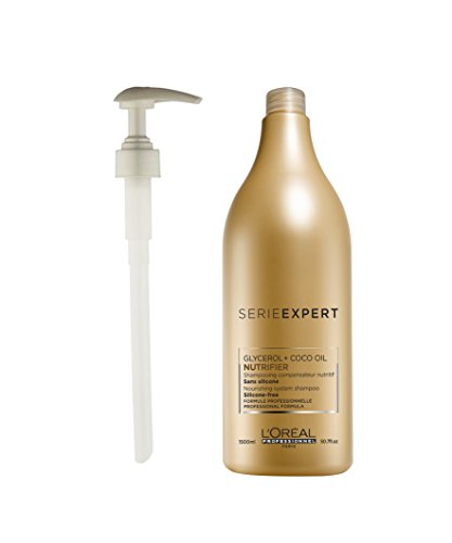 L'Oréal Professionnel Serie Expert Nutrifier Shampoo, 1500 ml (Salongröße) mit Pumpe