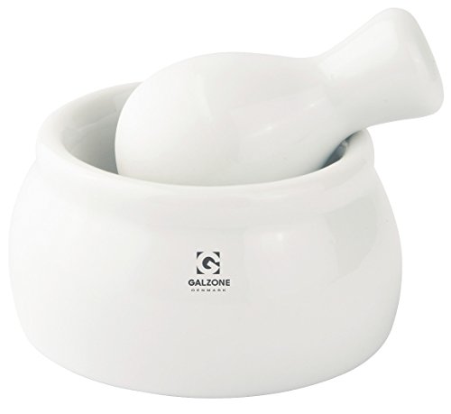 Galzone Kleiner Mörser aus Porzellan weiß