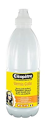 Cleopatre Cléopâtre LCC1-1000 Flacon de Vernis Colle brillant 1 kg