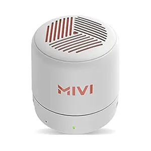 Mivi Play 5 Watt Truly Wireless Bluetooth Portable Speaker (White)