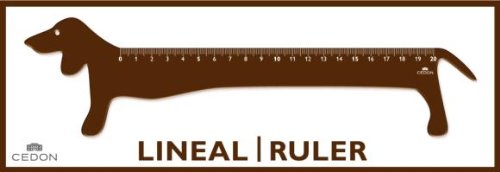 Download Lineal Acryl. Motiv Dackel. 20cm