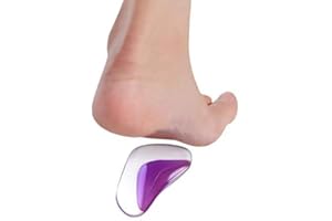 Doact Soutien de la voûte plantaire, Arch Support semelles en gel de chaussures pour Pied plat, Fasciite plantaire, Insert de coussin arches hautes