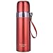 Produktbild Edelstahl-Isolierflaschen, Isolierungs-Wasser-Flaschen-tragbare Reise-Schale(Rot 500ml)