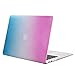 Price comparison product image MOSISO Ultra Slim Plastic Hard Shell Snap On Case Cover for MacBook Air 13 Inch (A1466 & A1369), Blue and Pink