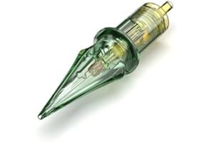 Solong Tattoo Zestaw igieł do tatuażu, 20 sztuk, jednorazowe igły Pro #10, 11 igieł, okrągłe wkłady Magnum L Taper, igły do tatuażu (1011RM-L)