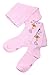 Weri Spezials Baby and Children Tights, Ornaments of Flowers , Pink Size: 3-4 years (98/104)