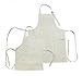 Price comparison product image ASD Living MA-917 Denim Adult and Kids Bib Apron Set, White, 91.44x68.58x0.63 cm