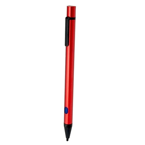 seeme® Active Pen Feiner Präzisions-Eingabestift für iPad, Surface, iPhone und die meisten Android-Tablets, Windows-8- & -10-Tablet-PCs und Smartphones. machinell hergestelltes Aluminium-Gehäuse mit 2,3 mm dicker Langlebiger Spitze