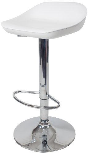 DF Sales Lamboro Lazio Bar Stool, White