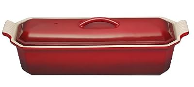 Le Creuset Les Céramiques Terrine Rectangulaire avec Presse 28 cm Cerise 91008428064000