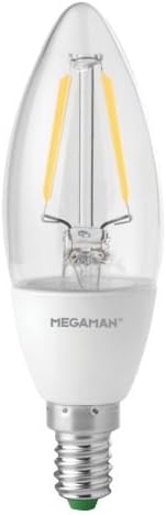 Dimmable LED Filament Candle Bulbs – 3.2w – E14 Cap- Megaman