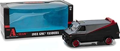 GREENLIGHT COLLECTIBLES - GMC A Team - Van Agence Tous Risques 1983 - 1/24