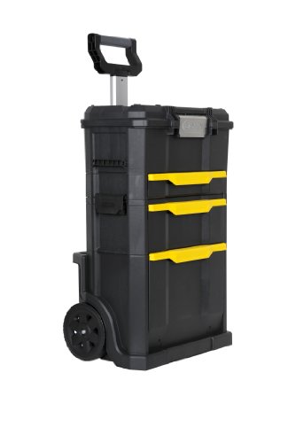 Stanley Rollende Werkstatt 2-in-1, modular aufgebaut, drei entnehmbare Werkzeugboxen mit Schnellverschluß, STST1-70344 - 2