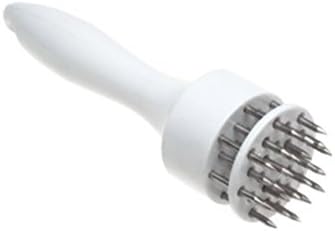 jileSM Durable Needle Meat Tenderizer Barbeque Kitchen Tool (White)