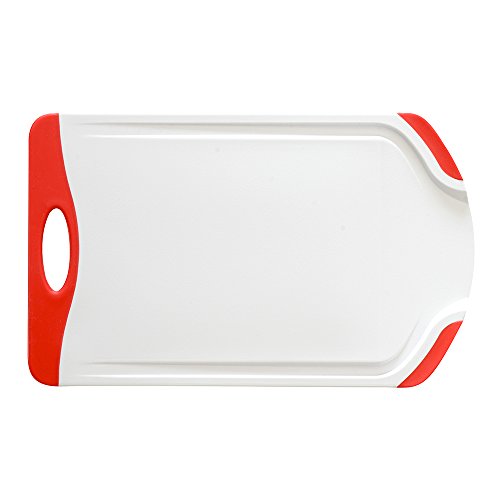 ProCook Colourpro Schneidebrett rutschfest Set, 3-teilig rot - 4