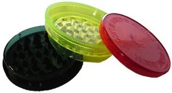 Rasta Colours Grinder No1 3 Part Shark Teeth Grinder/Spice Mill