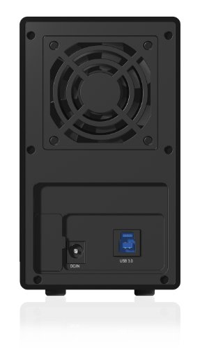 Icy Box IB-3620U3 Externes 2-fach JBOD-Gehäuse für 3,5″ (8,9 cm) SATA I/II/III HDD mit USB 3.0 Anschluss, Aluminium (schwarz) - 5