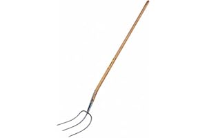 FRITZ GÖBEL Streugabel Heugabel 135 cm Eschenstiel 3 Zinken 30 x 30 cm