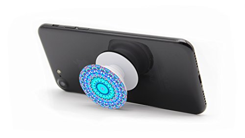 tricase SmartHolder – praktische Halterung / Ständer für Smartphone, Handy, Tablet & e-Reader | universal Griff | 2 in 1 Set: + GRATIS Clip (MANDALA) - 3