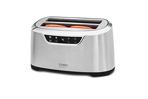 CASO NOVEA T4 Design Toaster für 4 Scheiben, mit Motorlift, 9 Bräunungsstufen, inkl. Brötchenaufsatz - 3