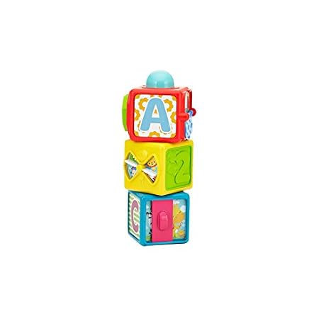 Fisher Price Blocs dactivit 3 cubes colors empiler pour bb 6 mois et plus DHW15