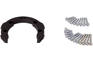 SW-MOTECH EVO Tankring, QUICK-LOCK Funktion, Schwarz für Kawasaki/Suzuki/Yamaha mit 7/8 Schrauben Tank