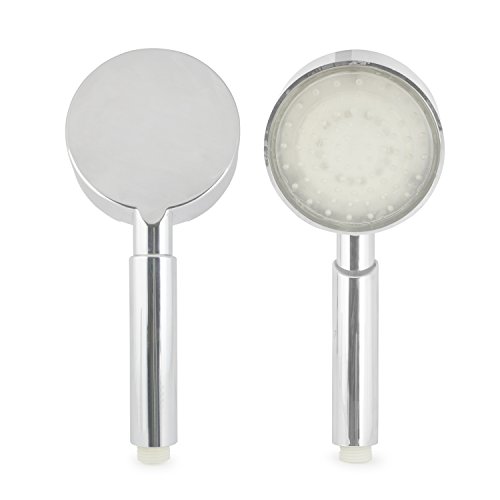 Incutex LED Duschkopf Wellnessbrause Brausekopf färbt sich je nach Temperatur in Blau Rot Grün - 2