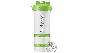 foodspring &nbsp;- Shaker da 500ml - Lo Shaker perfetto per le tue proteine - Incluso il filtro per rendere il tuo shake pi&ugrave; cremoso, con tappo a vite per una chiusura sicura