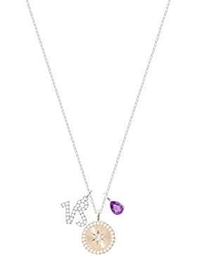 Swarovski Zodiac Anhänger, Steinbock, violett, rhodiniert