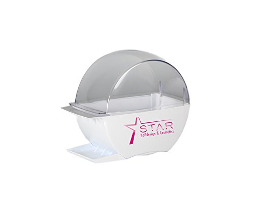 Star Naildesign & Cosmetics Designer Zellettenbox with Stand, White