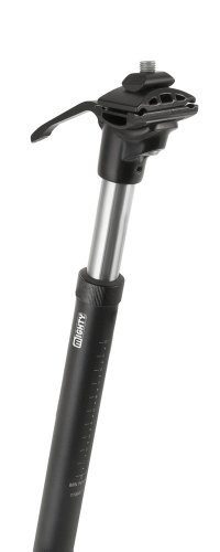 Mighty Höhenverstellbare + gefederte Sattelstütze SP55-ADJ, matt black, 350 mm