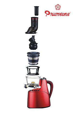 Premsons Big Mouth Slow Juicer The Original - Red (Cold Press Slow Juicer)