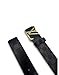 LEATHER STYLE STORE Men's Leather Belt (Black, Free Size)