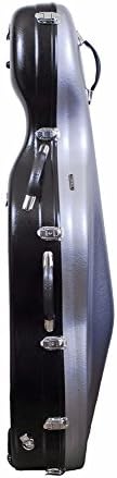 Tonareli Cello Fiberglass Case - VCF3013 BLACK/SILVER - AUTHORIZED DEALER