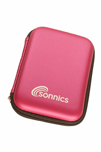 Preisvergleich Produktbild Sonnics Externe Festplatte Schutzhülle rose