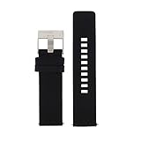 Diesel Uhrband Wechselarmband LB-DZ1739 Ersatzband DZ1739 Uhrenarmband Leder 22 mm Schwarz