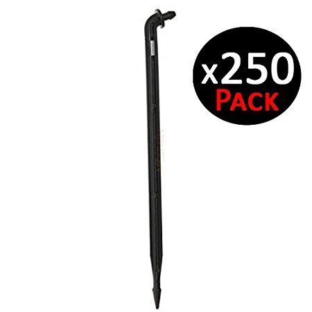 Suministros Infantes Confezione da 250 piquets45 ° per MicroTube a irrigazione Par gouttenoir3 - 4 mm