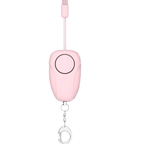 Preisvergleich Produktbild Safe Sound Persönlicher Alarm, 130DB Persönlicher Sicherheitsalarm Schlüsselbund mit USB-Aufladung, Notfall-Sicherheitsalarm für Frauen Männer Kinder Mädchen Senioren Rosa