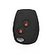 KMH Silicone Key Cover for Renault Duster/Logan 2 Button Remote Key (Black with Red) RS.199.00
