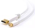 CSL - 2m (Meter) Mini Displayport (miniDP) auf Displayport (DP) Kabel | Zertifiziert | 24K vergoldete Kontakte | PC & MAC / MAC, MacBook Pro, MacBookAir uvm.