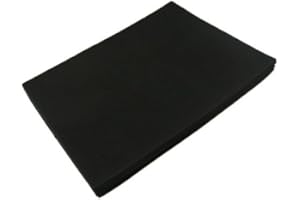 Cleverbrand Gomma crepla - 12 Pezzi, Nero, Circa 30 x 23 x 0,16 cm