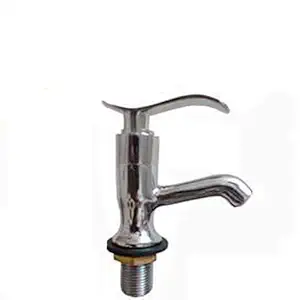 SHRUTI (Shippo) Waves Model Pillar Bibcock/Taps with Wall Flange, Brass Taps Made by 100% Brass Honey Heavy Duty - WA103